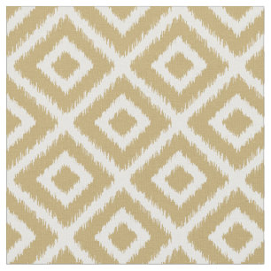 Tela Diamantes de ikat de oro