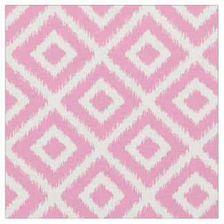 Tela Diamantes de Ikat rosa