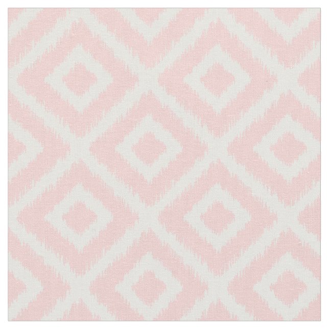 Tela Diamantes de Ikat rosa claro (De cerca)