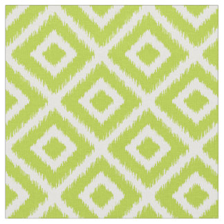 Tela Diamantes de Ikat verde de Apple