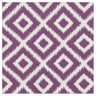 Tela Diamantes de Plum Purple Ikat
