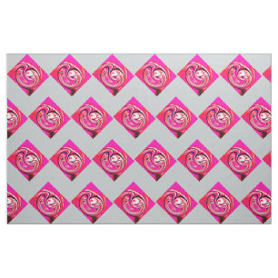 Tela Diamantes rosados