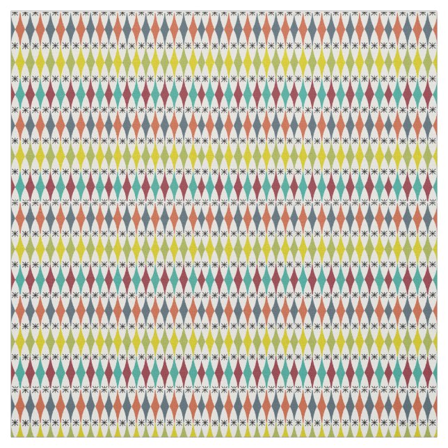 Tela Diamantes y estallidos (Retal)