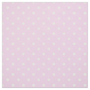 Tela Días de Verano Lunares Blancos sobre Rosa Rosado