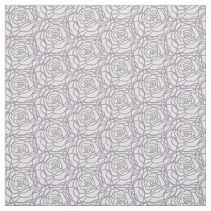 Tela Dibujo a mano de Rosa esgrimible patrón elegante