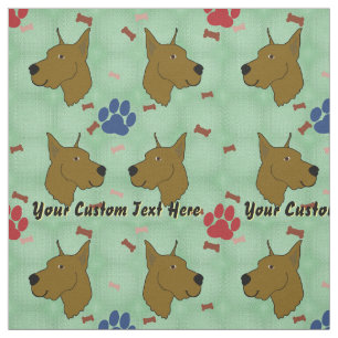 Tela Dibujo animado great dane - personalizado