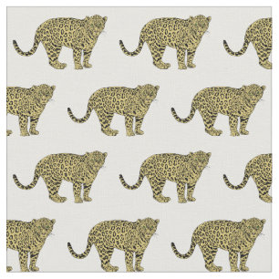 Tela Dibujo de Gato con Manchas de Leopardo Guepardo An