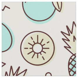 Tela Dibujo de líneas de sumergimiento de patrón de fru