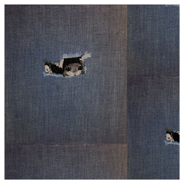 Tela Dibujo lindo de la ardilla de vuelo (Retal)