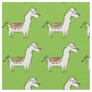 Tela Dibujos animados de llamas lindos