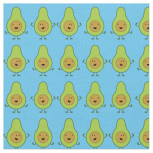 Tela Dibujos animados de niños lindos de aguacate