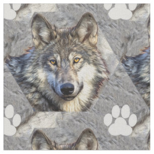 Tela Dignidad del lobo gris