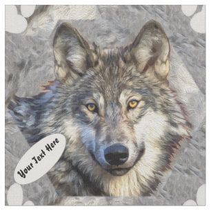 Tela Dignidad del lobo gris