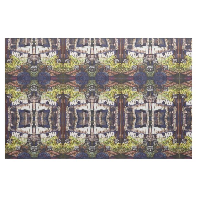 Tela Dimensiones de la curiosidad ("Cuarto gordo" (fat quarter))