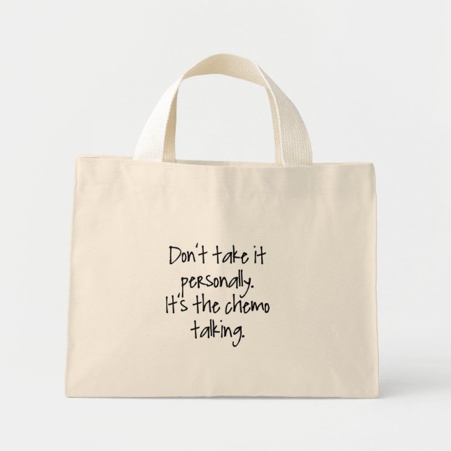 Tela Diminuto Bolso de conversación de Chemo (Frente)