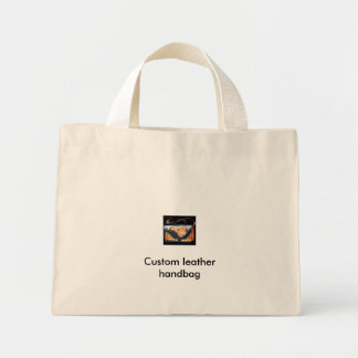 Tela Diminuto Bolso de cuero Personalizado