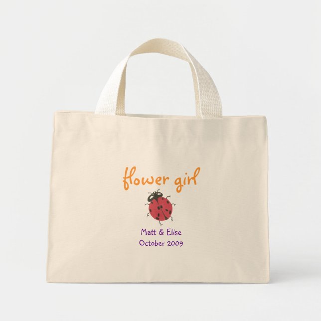 Tela Diminuto Bolso de Karate Kat para dama de flores (Frente)