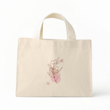 Bolso de mano de hojas de pastel