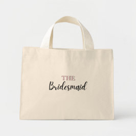 Tela Diminuto Bolso Mini Tote de Arte Mínimo Elegante para Damas