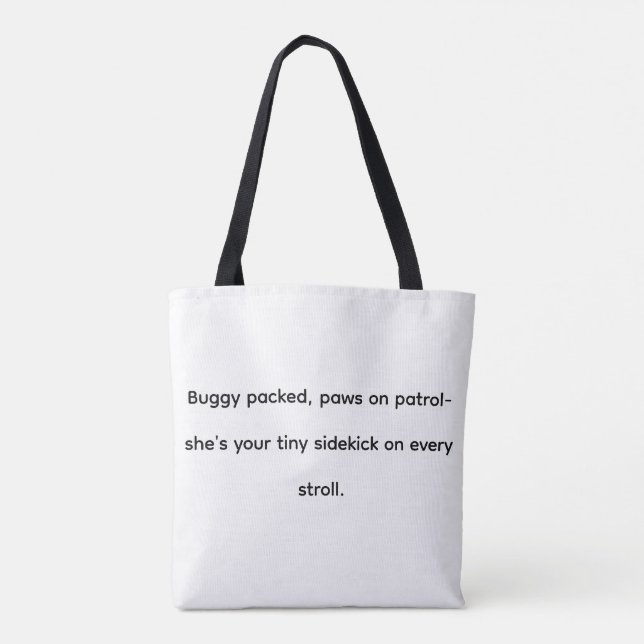 Tela Diminuto pero poderoso: bolso de mano de buggy ros (Reverso)