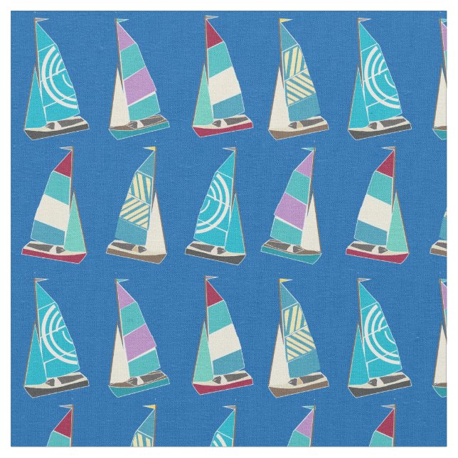 Tela Dinghies de época (De cerca)