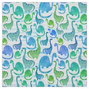 Tela Dino Stripe Watercolor Dinosaurios Adorable