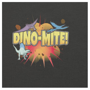Tela Dinosaurio Lover Dinamita Dino-mite Pun