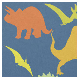 Tela Dinosaurios coloridos