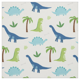 Tela Dinosaurios con T-Rex, Brachiosaurus, Stegosaurus