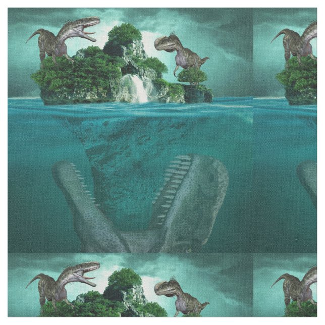 Tela Dinosaurios de la fantasía (De cerca)