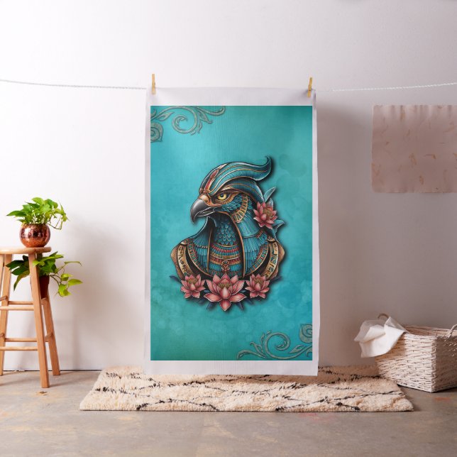 Tela Dios del Halcón Egipcio. (In Situ)