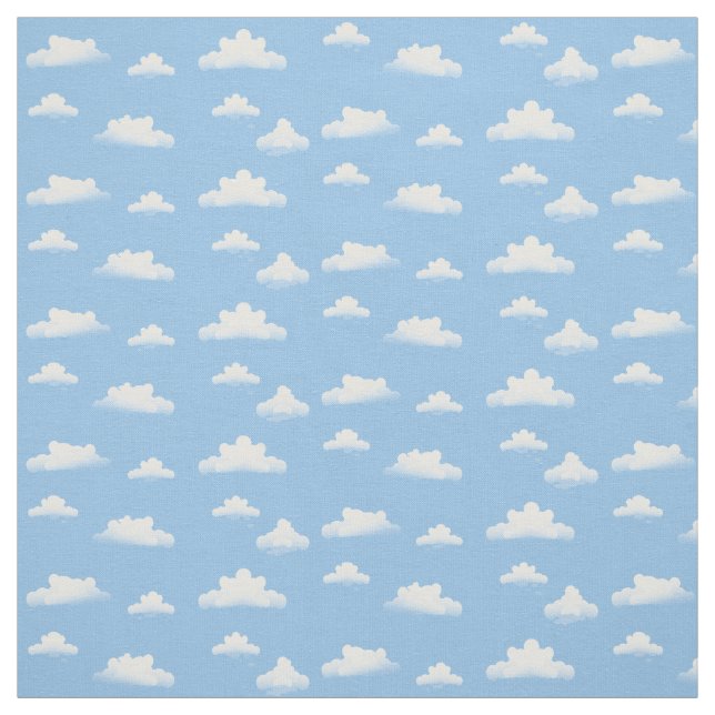 Tela Diseñador de nubes esponjas (Retal)