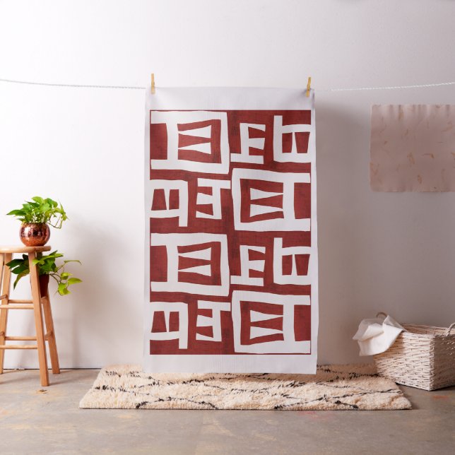 Tela Diseño a gran escala de mapas africanos (In Situ)