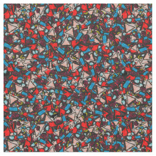 Tela Diseño abstracto armonioso del caos vivo
