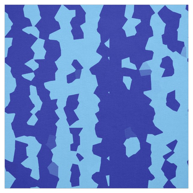 Tela Diseño abstracto irregular azul cyan (Retal)