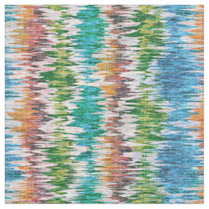 Tela Diseño abstracto retro a rayas al estilo Ikat.
