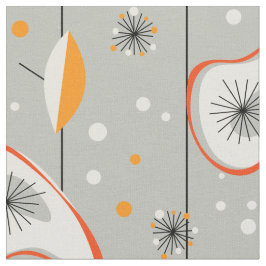 Tela Diseño atómico moderno del siglo XX