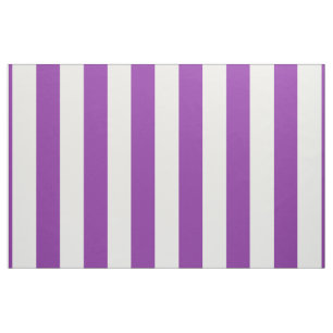 Tela Diseño blanco púrpura de las rayas