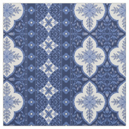 Tela Diseño bohemio azul