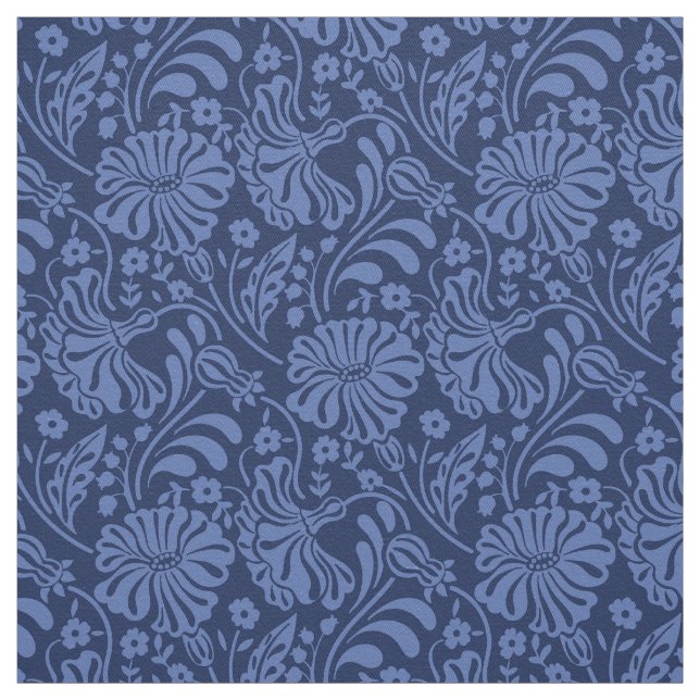 Tela Diseño bohemio azul-claro (Retal)