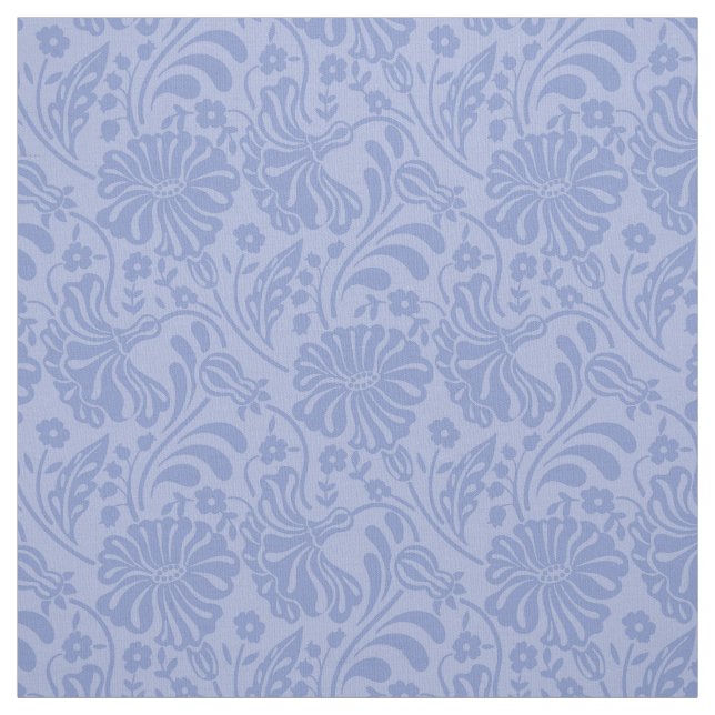 Tela Diseño bohemio azul-claro prima-algodón (Retal)