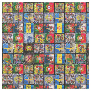 Tela Diseño de arte folclórico de Portugal