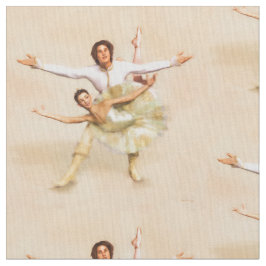 Tela Diseño de bailarinas de paletas de ballet