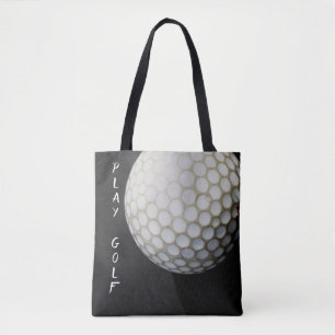 Tela diseño de bolso de tote de bola de golf para golfi