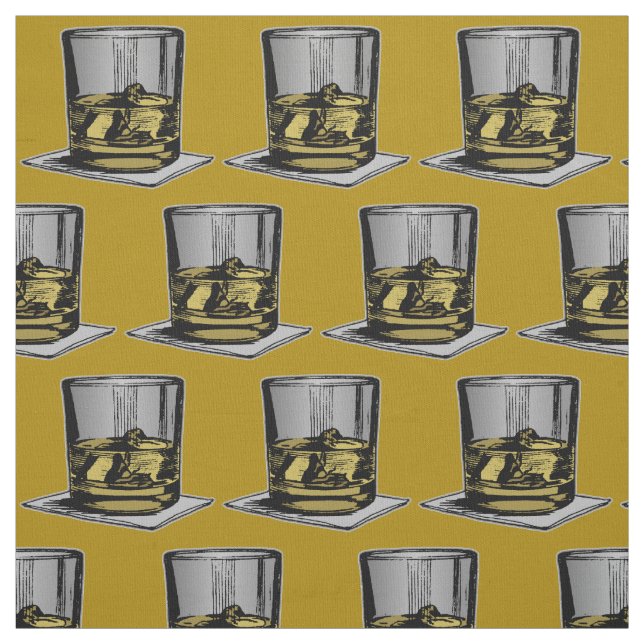 Tela Diseño de cócteles y servilletas (Retal)