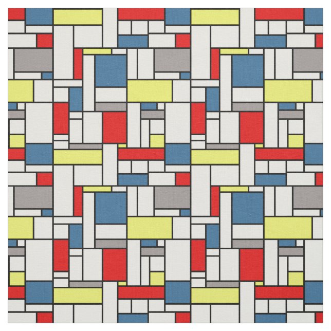 Tela Diseño de estilo mondriano (Retal)