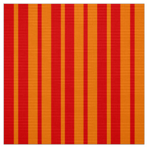 Tela Diseño de franjas rojas y Naranjas