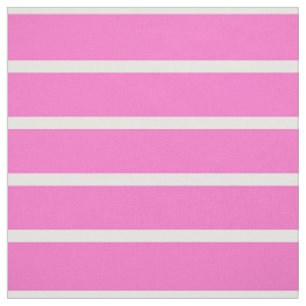 Tela Diseño de franjas rosadas y blancas