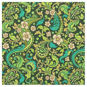 Tela Diseño de Green Paisley