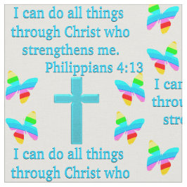 TELA DISEÑO DE INSPIRACIÓN DE FILIPINOS 4:13